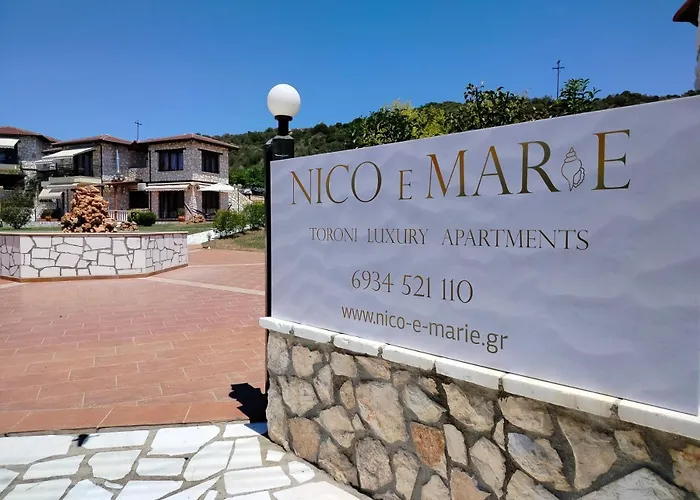 Nico E Marie & Maison, 70m To Beach, Διαμέρισμα Τορώνη